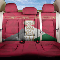 Italy Abruzzo Back Car Seat Cover Emblem With Flag Style - Wonder Print Shop