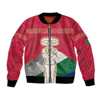 Italy Abruzzo Bomber Jacket Emblem With Flag Style LT19