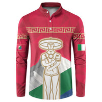 Italy Abruzzo Button Sweatshirt Emblem With Flag Style LT19