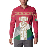 Italy Abruzzo Button Sweatshirt Emblem With Flag Style LT19