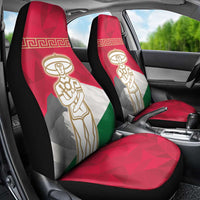 Italy Abruzzo Car Seat Cover Emblem With Flag Style - Wonder Print Shop