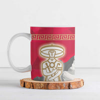 Italy Abruzzo Ceramic Mug Emblem With Flag Style - Wonder Print Shop