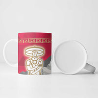 Italy Abruzzo Ceramic Mug Emblem With Flag Style - Wonder Print Shop