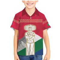 Italy Abruzzo Family Matching Mermaid Dress and Hawaiian Shirt Emblem With Flag Style LT19