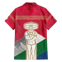 Italy Abruzzo Family Matching Off Shoulder Maxi Dress and Hawaiian Shirt Emblem With Flag Style LT19