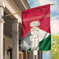 Italy Abruzzo Garden Flag Emblem With Flag Style - Wonder Print Shop