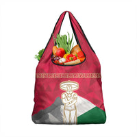 Italy Abruzzo Grocery Bag Emblem With Flag Style - Wonder Print Shop