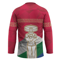 Italy Abruzzo Hockey Jersey Emblem With Flag Style - Wonder Print Shop