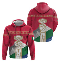 Italy Abruzzo Hoodie Emblem With Flag Style LT19