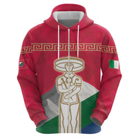 Italy Abruzzo Hoodie Emblem With Flag Style LT19