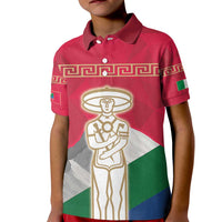 Italy Abruzzo Kid Polo Shirt Emblem With Flag Style LT19