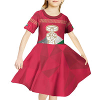 Italy Abruzzo Kid Short Sleeve Dress Emblem With Flag Style LT19