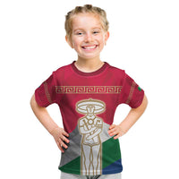 Italy Abruzzo Kid T Shirt Emblem With Flag Style LT19
