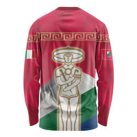 Italy Abruzzo Long Sleeve Shirt Emblem With Flag Style LT19