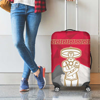 Italy Abruzzo Luggage Cover Emblem With Flag Style - Wonder Print Shop