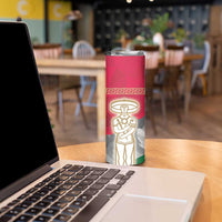 Italy Abruzzo Skinny Tumbler Emblem With Flag Style - Wonder Print Shop