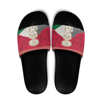Italy Abruzzo Slide Sandals Emblem With Flag Style - Wonder Print Shop