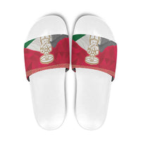 Italy Abruzzo Slide Sandals Emblem With Flag Style - Wonder Print Shop