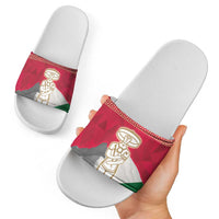 Italy Abruzzo Slide Sandals Emblem With Flag Style - Wonder Print Shop