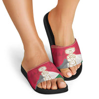 Italy Abruzzo Slide Sandals Emblem With Flag Style - Wonder Print Shop