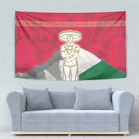 Italy Abruzzo Tapestry Emblem With Flag Style - Wonder Print Shop