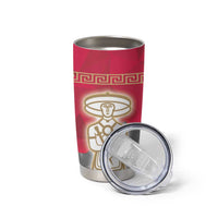 Italy Abruzzo Tumbler Cup Emblem With Flag Style - Wonder Print Shop