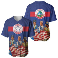 Liberia Flag Day Baseball Jersey Lone Star Heritage Pride