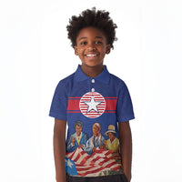 Liberia Flag Day Kid Polo Shirt Lone Star Heritage Pride