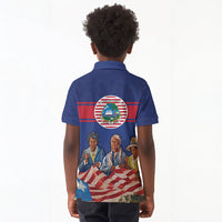 Liberia Flag Day Kid Polo Shirt Lone Star Heritage Pride