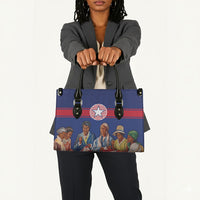 Liberia Flag Day Leather Bag Lone Star Heritage Pride