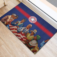 Liberia Flag Day Rubber Doormat Lone Star Heritage Pride