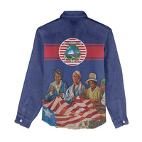 Liberia Flag Day Women Casual Shirt Lone Star Heritage Pride