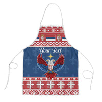 Personalized Serbia Christmas Eagle Apron Srecan Bozic Tee - Wonder Print Shop