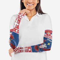 Personalized Serbia Christmas Eagle Arm Sleeves Srecan Bozic Tee - Wonder Print Shop