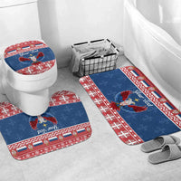 Personalized Serbia Christmas Eagle Bathroom Set Srecan Bozic Tee - Wonder Print Shop