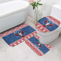 Personalized Serbia Christmas Eagle Bathroom Set Srecan Bozic Tee - Wonder Print Shop