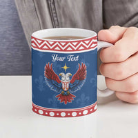 Personalized Serbia Christmas Eagle Ceramic Mug Srecan Bozic Tee - Wonder Print Shop
