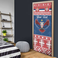 Personalized Serbia Christmas Eagle Door Cover Srecan Bozic Tee - Wonder Print Shop