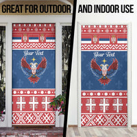 Personalized Serbia Christmas Eagle Door Cover Srecan Bozic Tee - Wonder Print Shop