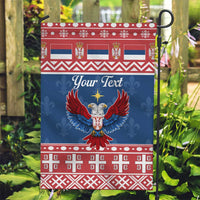 Personalized Serbia Christmas Eagle Garden Flag Srecan Bozic Tee - Wonder Print Shop