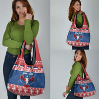 Personalized Serbia Christmas Eagle Grocery Bag Srecan Bozic Tee - Wonder Print Shop