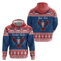 Personalized Serbia Christmas Eagle Hoodie Srecan Bozic Tee - Wonder Print Shop