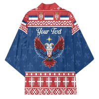 Personalized Serbia Christmas Eagle Kimono Srecan Bozic Tee - Wonder Print Shop