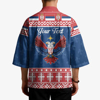 Personalized Serbia Christmas Eagle Kimono Srecan Bozic Tee - Wonder Print Shop