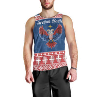 Personalized Serbia Christmas Eagle Men Tank Top Srecan Bozic Tee - Wonder Print Shop