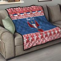 Personalized Serbia Christmas Eagle Quilt Srecan Bozic Tee - Wonder Print Shop