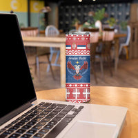 Personalized Serbia Christmas Eagle Skinny Tumbler Srecan Bozic Tee - Wonder Print Shop