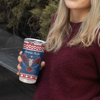 Personalized Serbia Christmas Eagle Tumbler Cup Srecan Bozic Tee - Wonder Print Shop