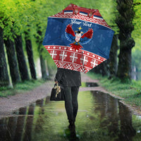 Personalized Serbia Christmas Eagle Umbrella Srecan Bozic Tee - Wonder Print Shop