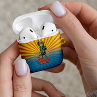 Lady Liberty Portland Frog AirPods Case Frog Protest No Kings In America - Wonder Print Shop